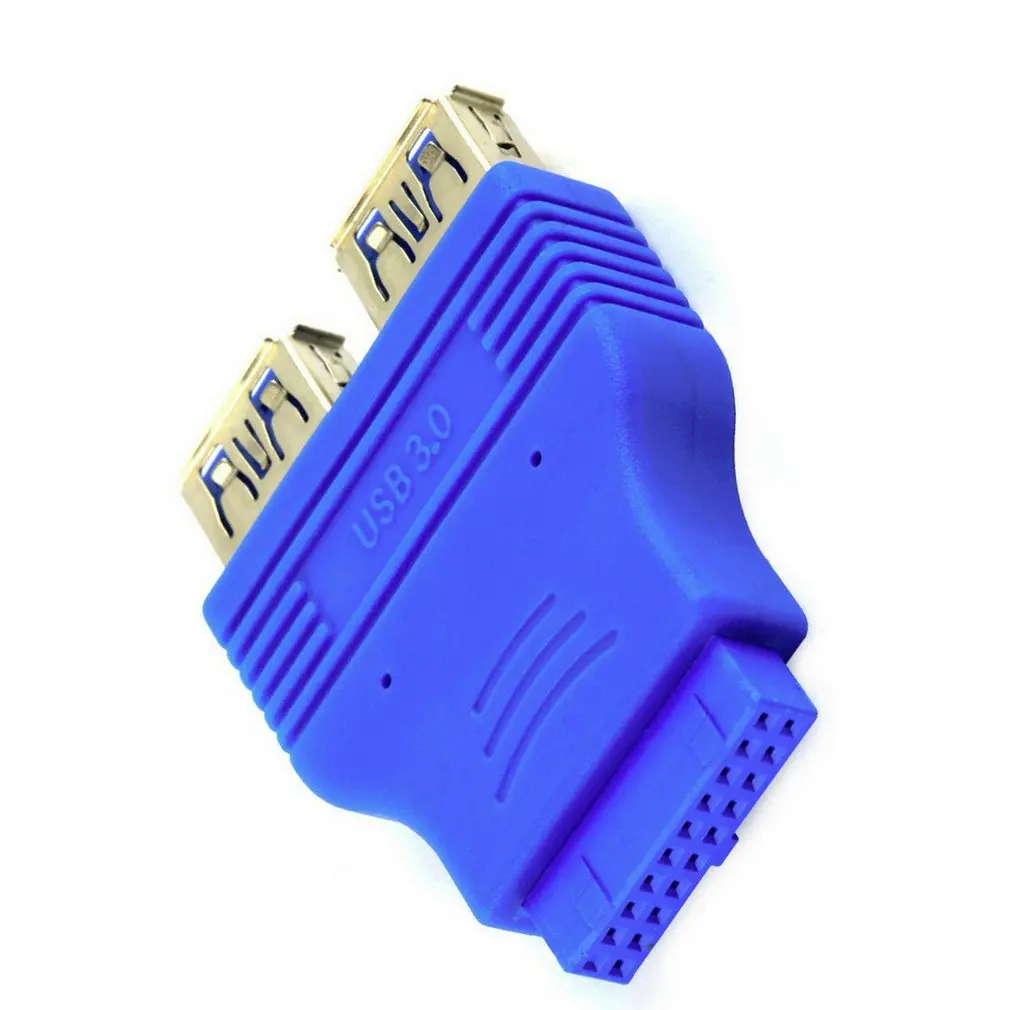 Материнская плата 2 порта Usb 3 0 A гнездо к 20 Pin гнездовой разъем адаптер Hd ТВ