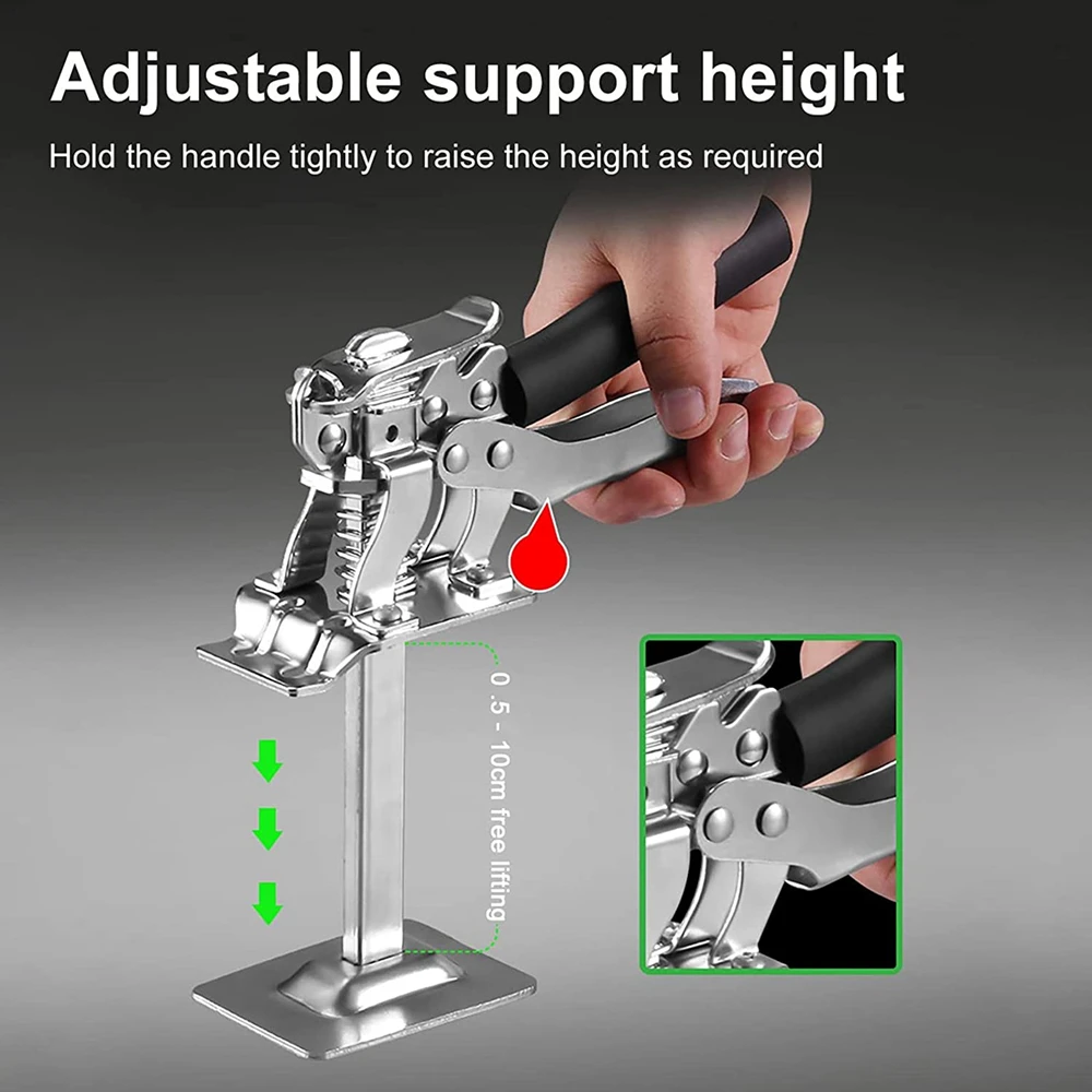 

Portable Stainless Steel Tile Height Regulator Precision Locator Wall Leveling Lifting Practical Construction Operating Tool