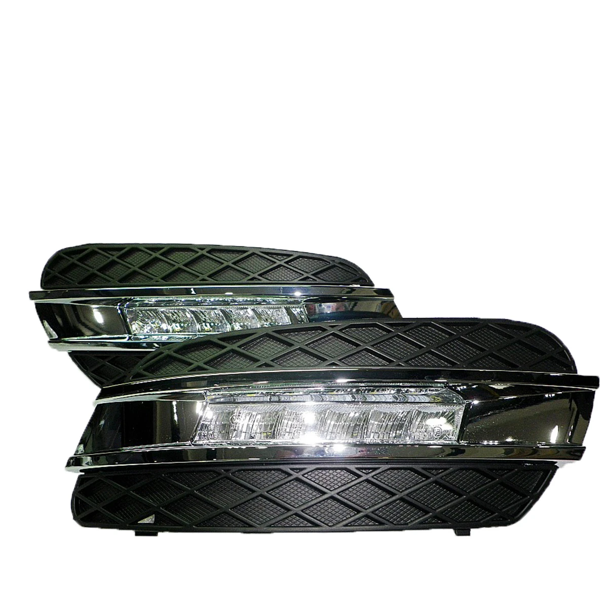 Светодиодный дневный ходовой светильник для Mercedes Benz ML350 W164 ML280 ML300 ML320 2006 2007 2008 2009