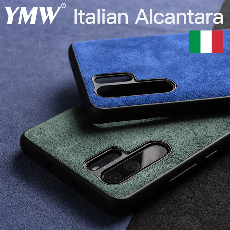 Чехол YMW из алькантары для HUAWEI P30 Pro HONOR 20 P40 Lite Mate40 30 роскошные деловые чехлы