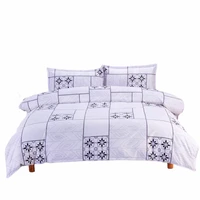 fashion bohemian style anti static cotton wool floral pattern quilt cover spring thin household bedding soft texture bed set