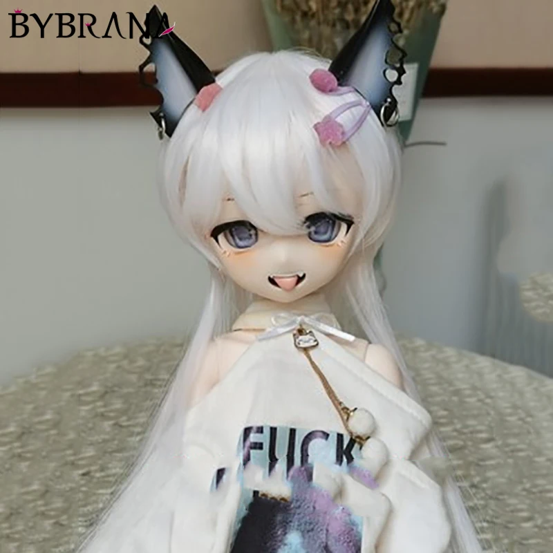 Кукла Bybrana BJD 1/31/41/61/8 из высокотемпературного шелка вьющиеся волосы 25 цветов в