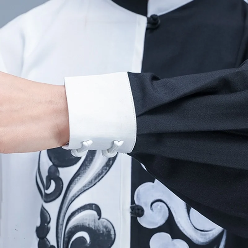 

White Black Taichi Suit Martial Arts Suit Kung Fu Clothes Performance Wushu Costume Wing Chun Clothing Tai Chi Uniform FF2243