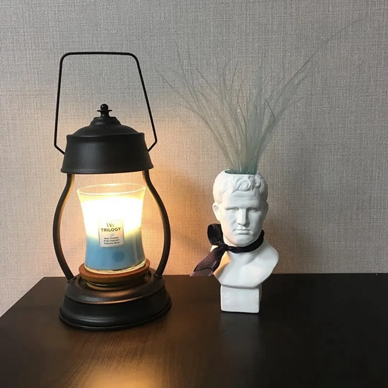 

Unique Resin Sculpture Pen Pencil Holder Decorative Makeup Brush Storage Holder Home Officer Statue Planter Vase Desk Decoration