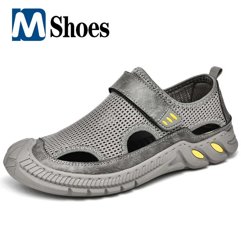 

Men's Sandals Beach Sandals Comfortable Shoes Summer Breathable Mesh Mens Shoes Men Gladiator Sandals Outdoor Casual Sneakers