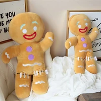 ins gingerbread man plush biscuit shrek toys sleeping cookies reindeer cushion pillow stuffed sofa doll house decoration gift