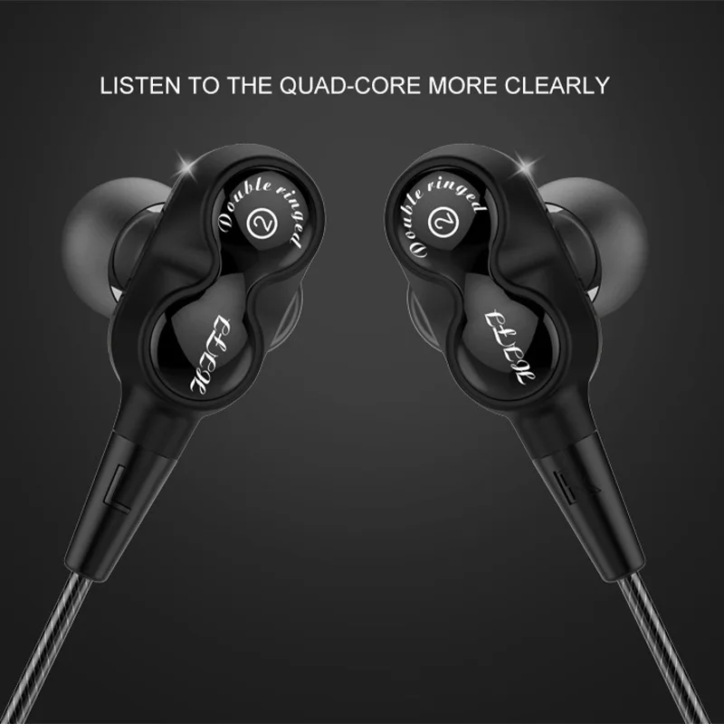 2019 новые модели Bluetooth двойное подвижное кольцо 5 0 бас наушники вкладыши type c