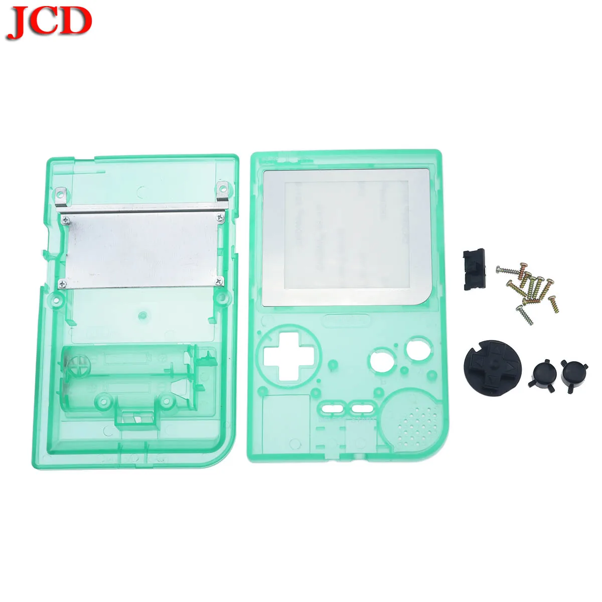 No8 Luminous green JCD высокое качество полный корпус оболочки кнопки мод Ремонт для nintendo для GameBoy карман Замена для GBP с кнопками - Цвет: No8 Luminous green