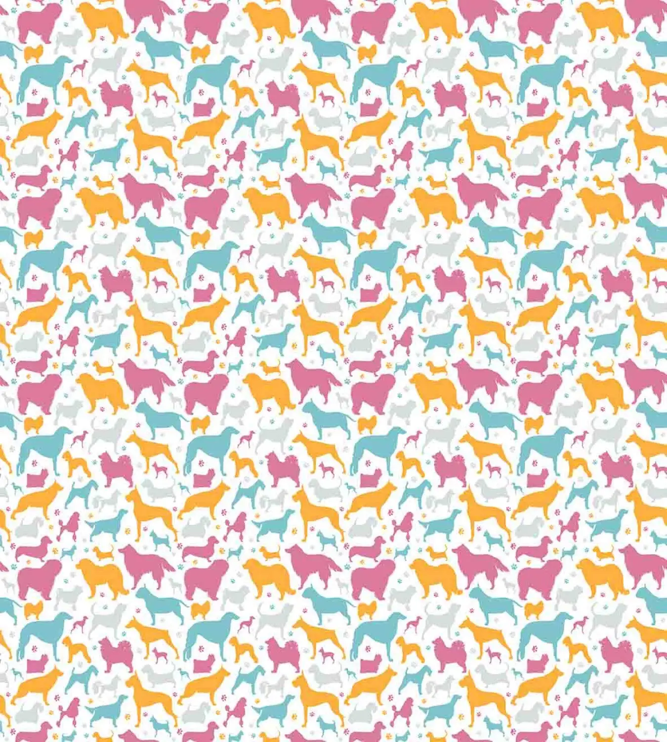 Комплект с пододеяльником для собак силуэты различных пород лабрадор Бигль