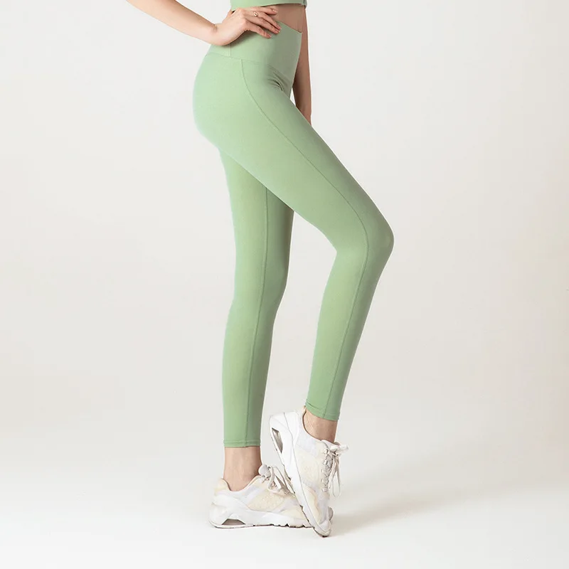 

Sben Legging Sports Fitness Pants Women Fall And Winter High Waist Running Pocket Yoga Pants