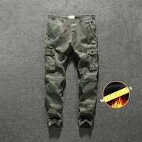 autumn winter warm baggy cargo pants men casual military army style joggers harem trousers streetwear clothing
