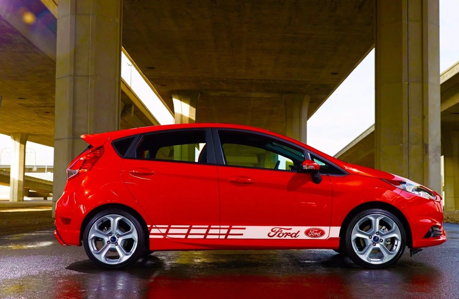 

Наклейка для гоночных автомобилей Fiesta Focus Fusion, 97,5 дюйма, несколько цветов