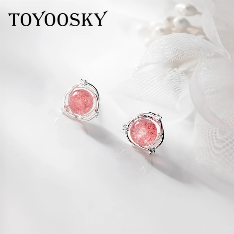 

Серьги-кольца детские из серебра S925 пробы, с кристаллами