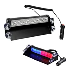 Dutrious DC12V светодиодный красный желтый синий белый автомобильный полицейский стробоскоп мигающий свет авто светодиодный ная аварийная сигнальная лампа 3 мигающие Противотуманные фары s