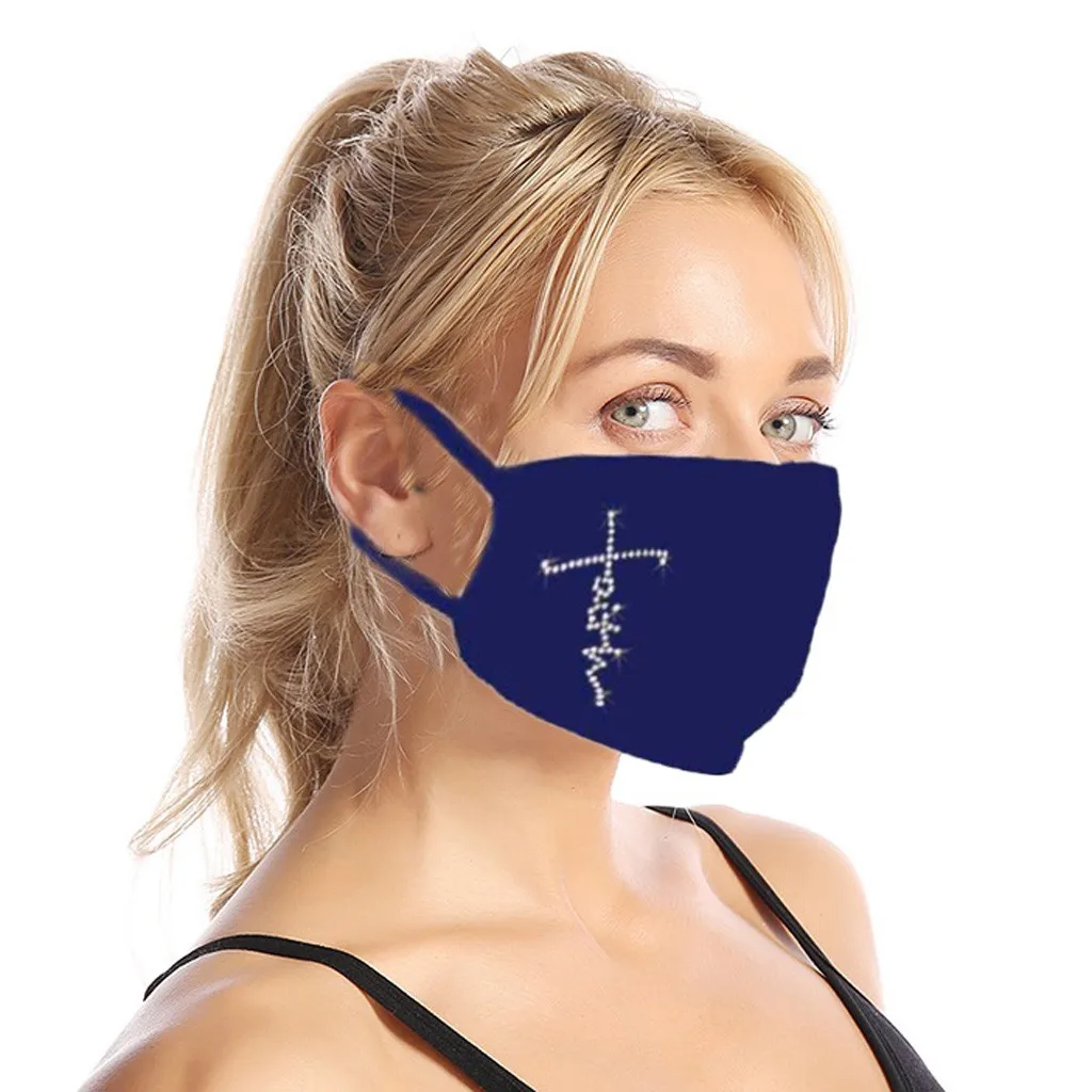 

Face Mask Fashion Women Reusable Outdoor Drill Breathable Fashion Cotton Mask Mouth Caps Washable Mascarillas