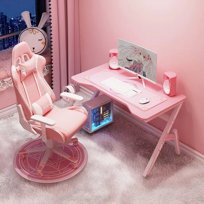 Стол компьютерный игровой для девушек и женщин искусственный стол дома