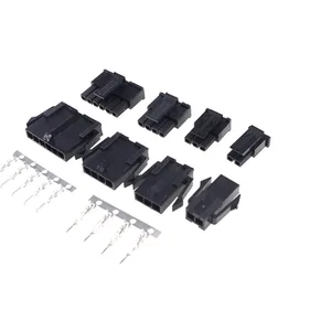 10 комплектов микро-фитинг 3,0 мм корпус розетки + Корпус вилки крепление уха + Мужской Женский обжимной терминал 2 3 4 5 6 схем