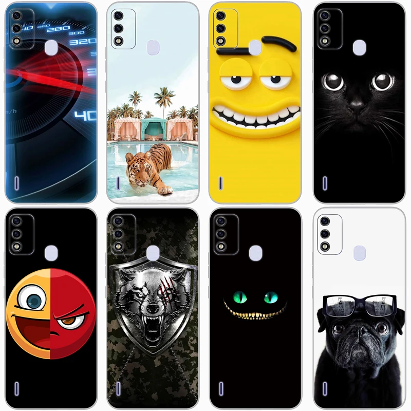 Чехол для Itel A33 и Itel A36, чехол с милым рисунком Розы и Волка, мягкий силиконовый чехол для Itel A37, для Itel A48, высокое качество