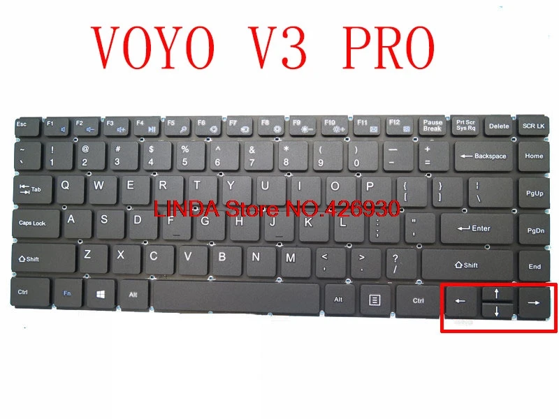V3 PRO United States Клавиатура для ноутбука, Vbook V3 V3/A3 Pro JM-290 свяжитесь с нами(K679) YJ-592 PRIDE-K2632 MB300-2009 нам A1 плюс 4 Гб A1 Pentium версия - Цвет: V3 PRO United States