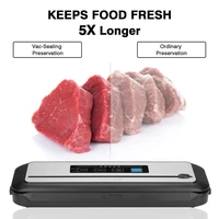 inkbird ink vs01 vacuum food sealer kitchen automatic sealing machine with drymoist modes built in cutter for food preservation