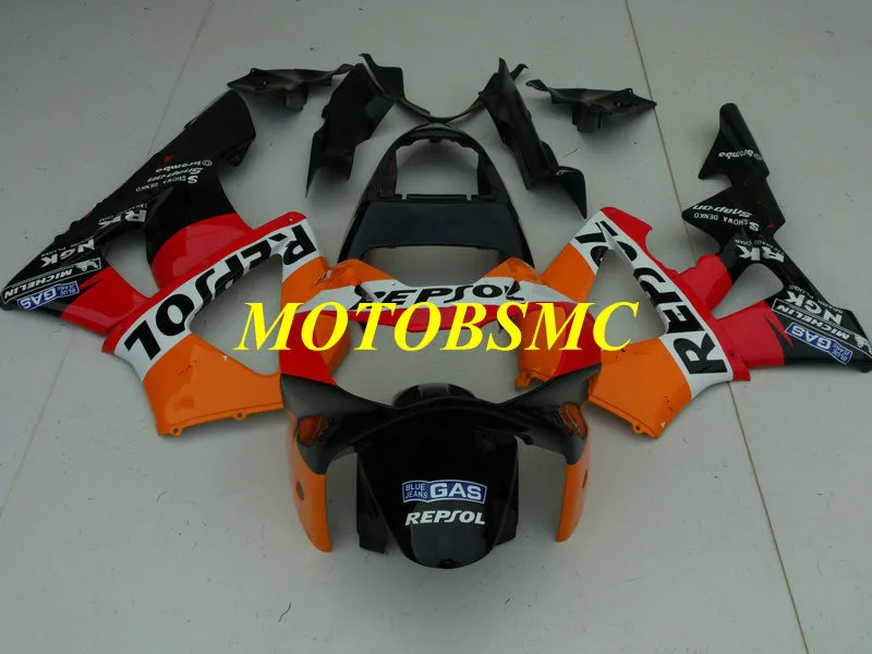 Комплект обтекателей под давлением для HONDA CBR900RR 929 00 01 CBR 900RR 900 2000 2001 ABS красный цвет