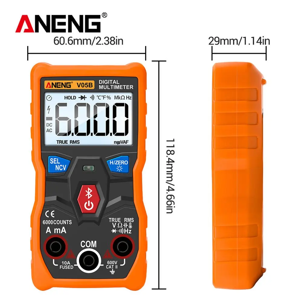 

Wireless Multimeter Without Battery Digital Multimeter V05B Professional Multimeter AC/DC Currents Voltage Mini Testers