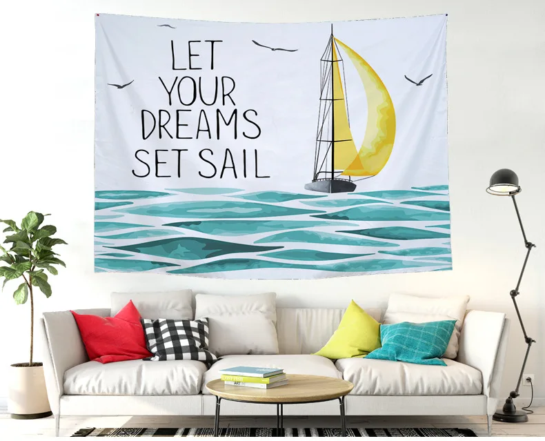 3D печать в богемном стиле Ловец снов висит ткань перо гобелен украшения дома