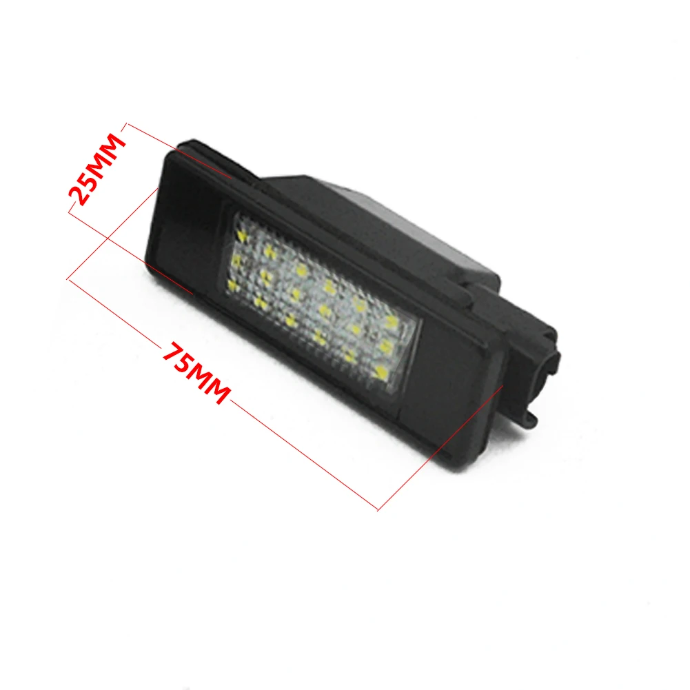 Светодиодный SMD светильник номерного знака для CITROEN C2 3D/C3 5D/C4 3D/C4 5D/C5 4D/C5 5D/C6 4D/C8 4D DS3