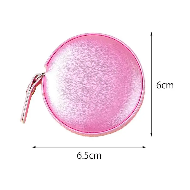 

150CMSoft and Retractable MeasuringTape MeasurePU Leather Case Body Measurement Tailor Sewing Craft Cloth Dieting Measuring Tape