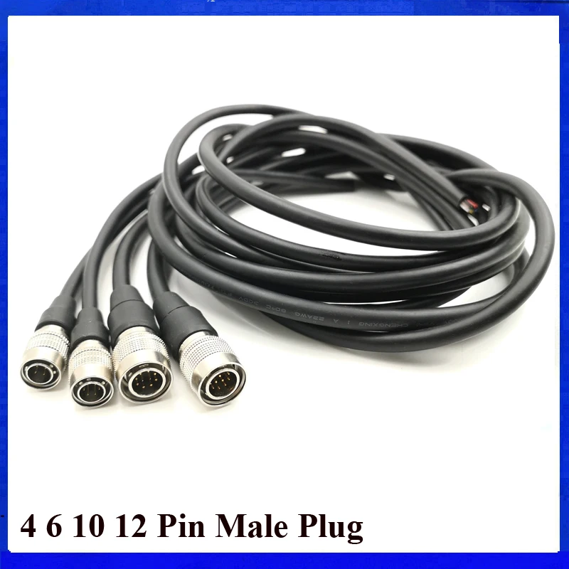 Hirose разъем HR10A 4 6 10 12 контактный штекер кабель для Basler GIGE AVT промышленный Sony CCD