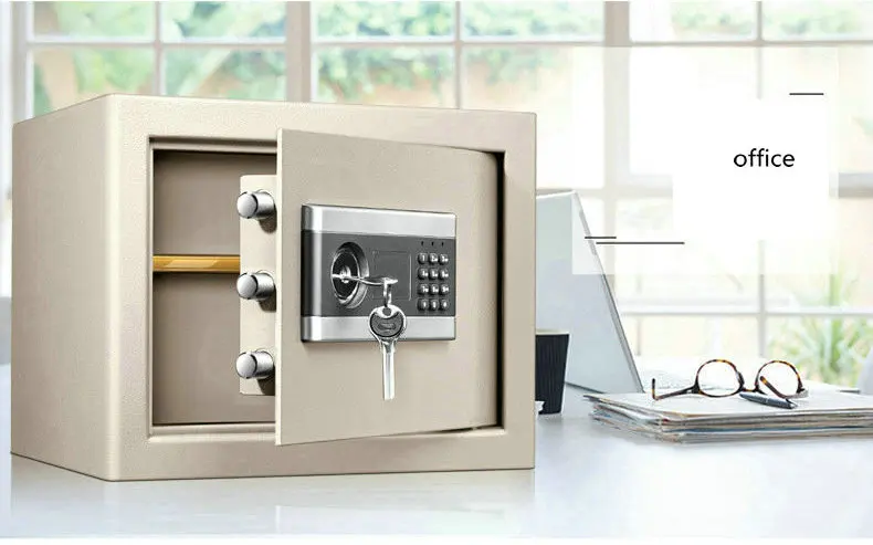 Электронный сейф с паролем шкафчик двойной разблокировкой для Хранения