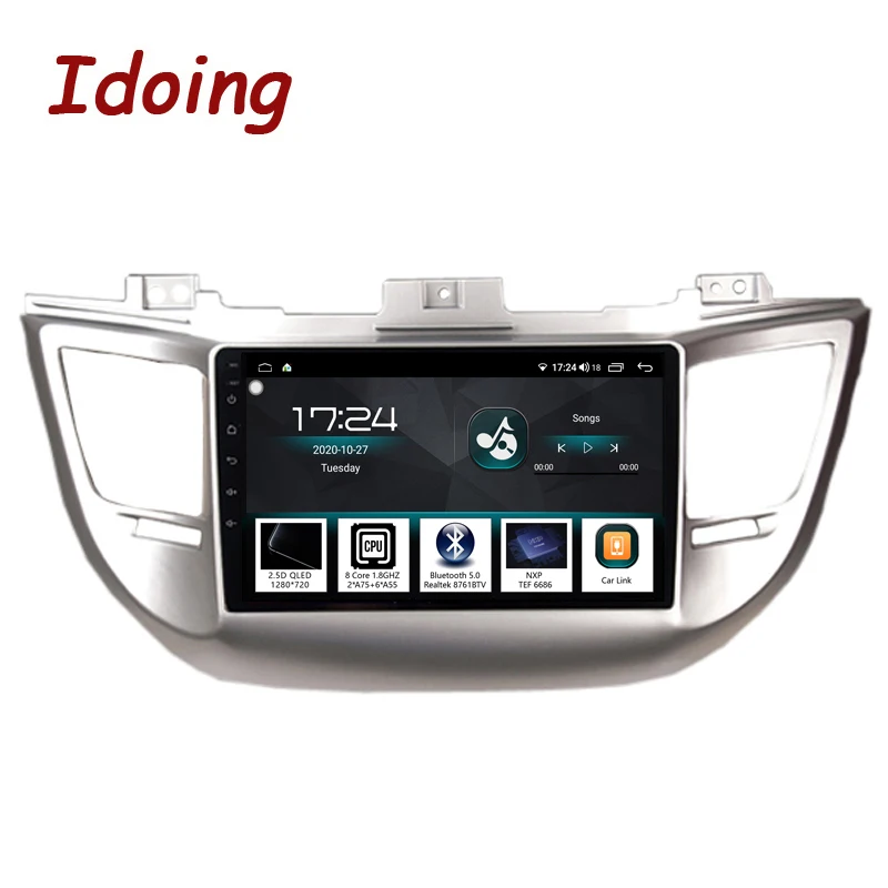 

Idoing 9"4G+64G Car Radio Head Unit Android Video Player For Hyundai Tucson 3 IX35 2009-2015 Navigation GPS Sedan No 2din DVD
