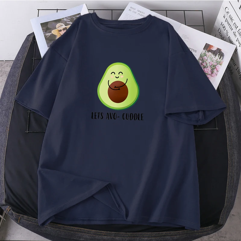 Позволяет Avo обниматься женские свободные футболки высокого качества Модные