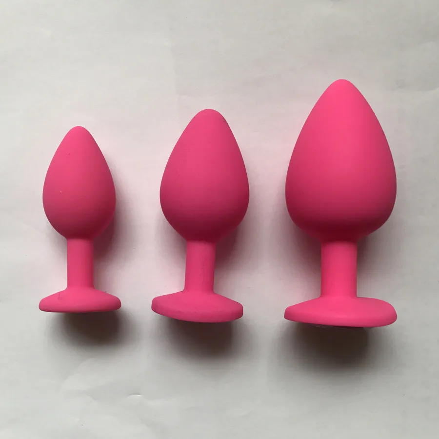 3 шт./лот Сексуальная Силиконовая Анальная пробка набор для взрослых секс-игрушки