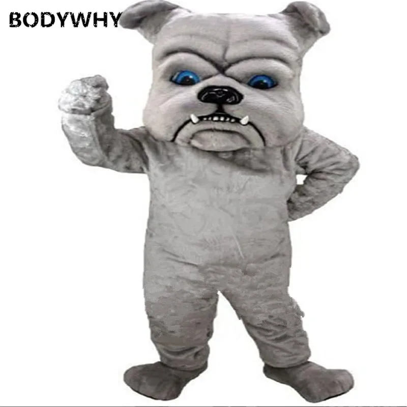 Пушистая собака талисман наряды нарядное платье костюм талисмана с героями