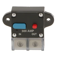 300 amp 0ga 4ga gauge awg car in line circuit breaker reset stereo audio car auto fuse holder 12v24v push button reset