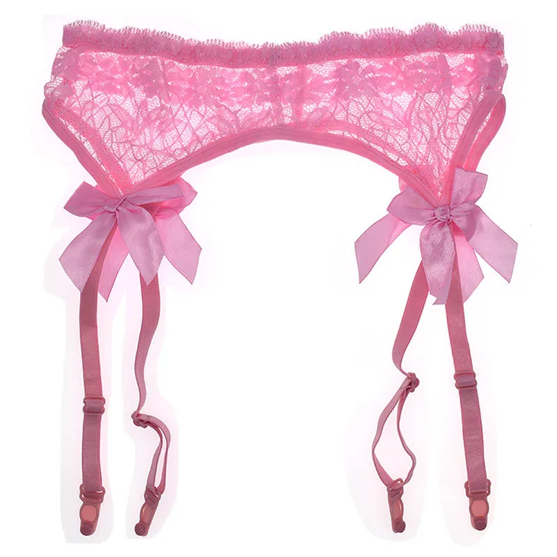 Сексуальное нижнее белье Ligas с прозрачным кружевом пояс подвязка для женщин