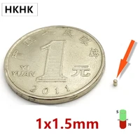 hkhk 100 200 pcs mini magnet dia 1x1 5 mm mm mini magnet encoder 1mm x 1 5 mm strong magnetic standard 1x1 5 mm