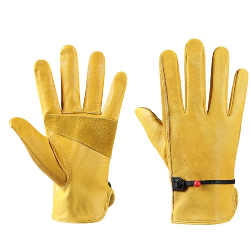 

Wear-Resistant NoN-Slip Comfortable and Soft Site Protective Welding Head Layer Cowhide Work Gloves