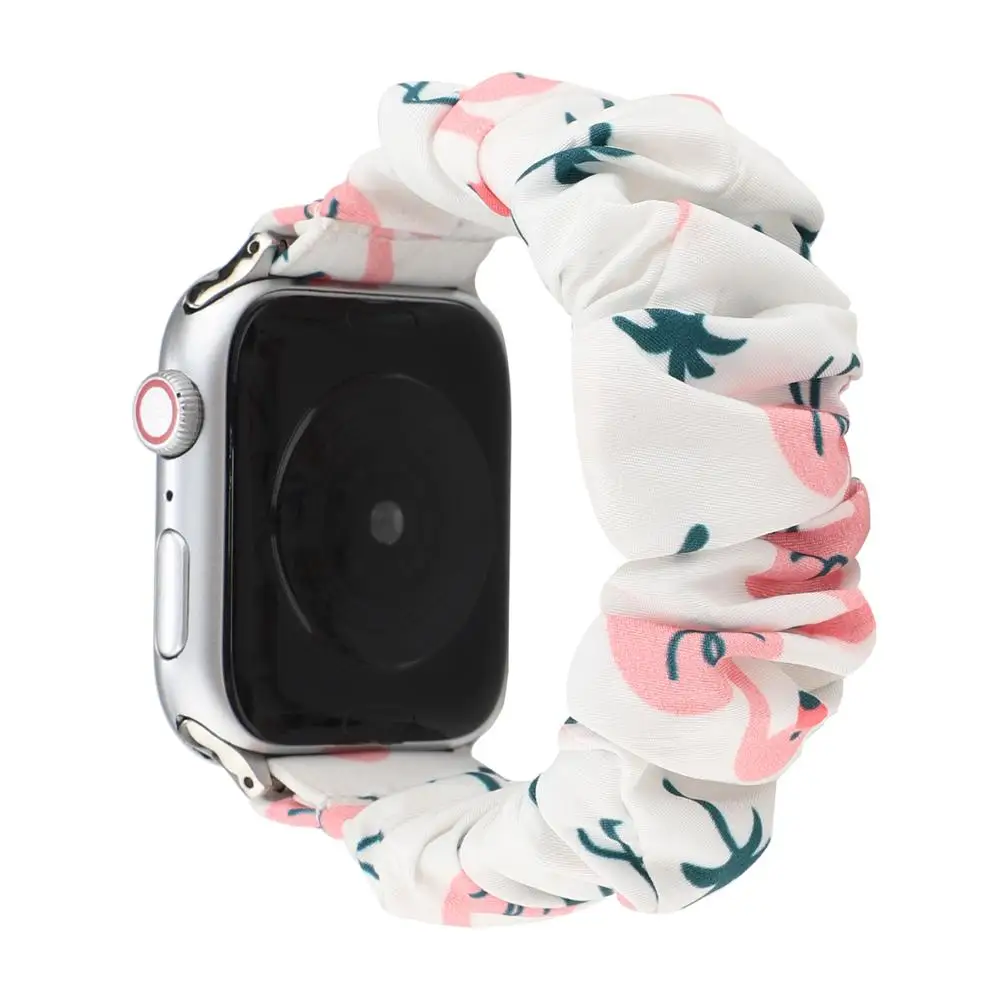 

Эластичный ремешок для наручных часов Apple Watch Series 6 SE 5 4 3 iwatch, тканевый браслет для соло 38/40 мм 42/44 мм