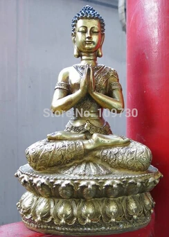 Бесплатная доставка &lt13 &quotкитайская Бронзовая позолота резная Красивая