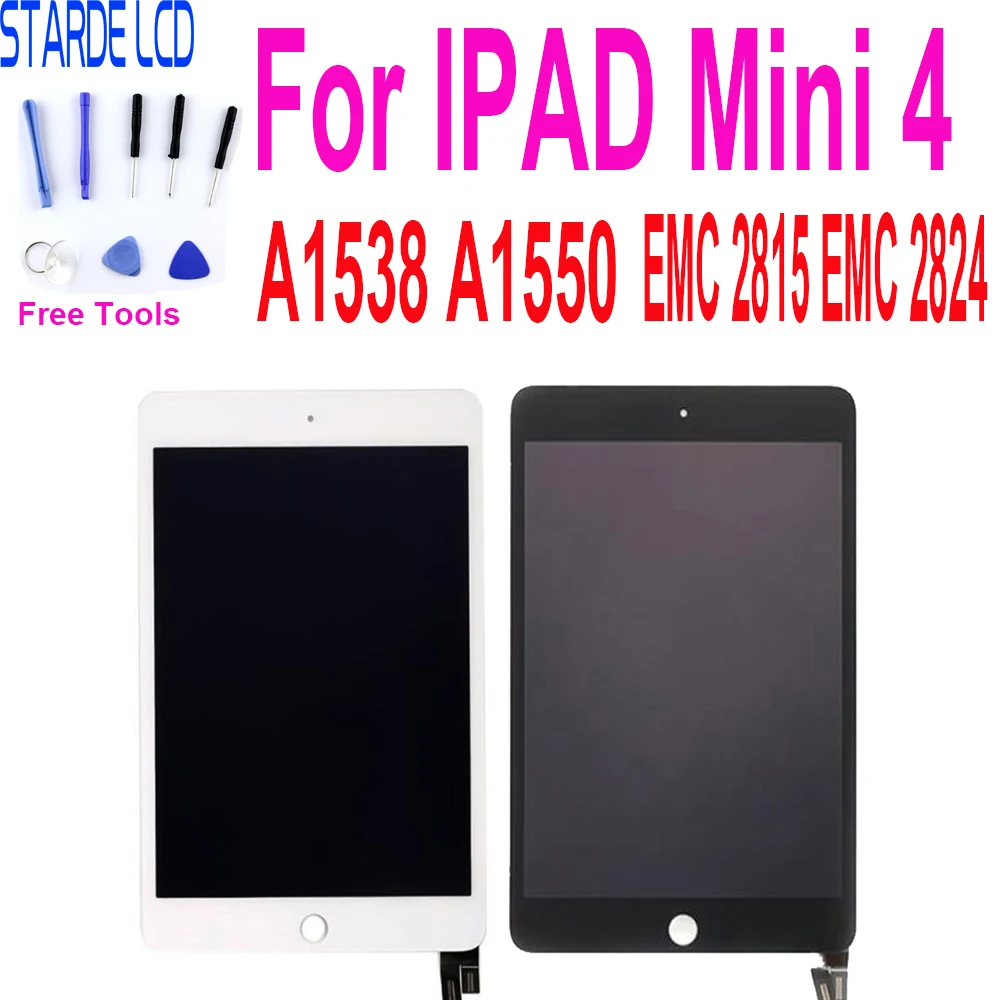 7 9 ''ЖК дисплей для iPad mini 4 Mini4 A1538 A1550 EMC 2815 2824 кодирующий преобразователь