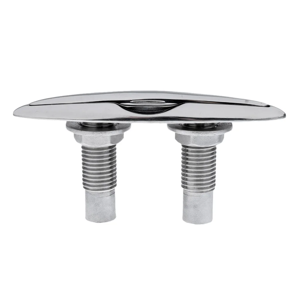 

Pull Up Cleat - 6 inch - Folding Dock Mooring Cleat Boat Supplies - High Strength Rope Cable Organizer