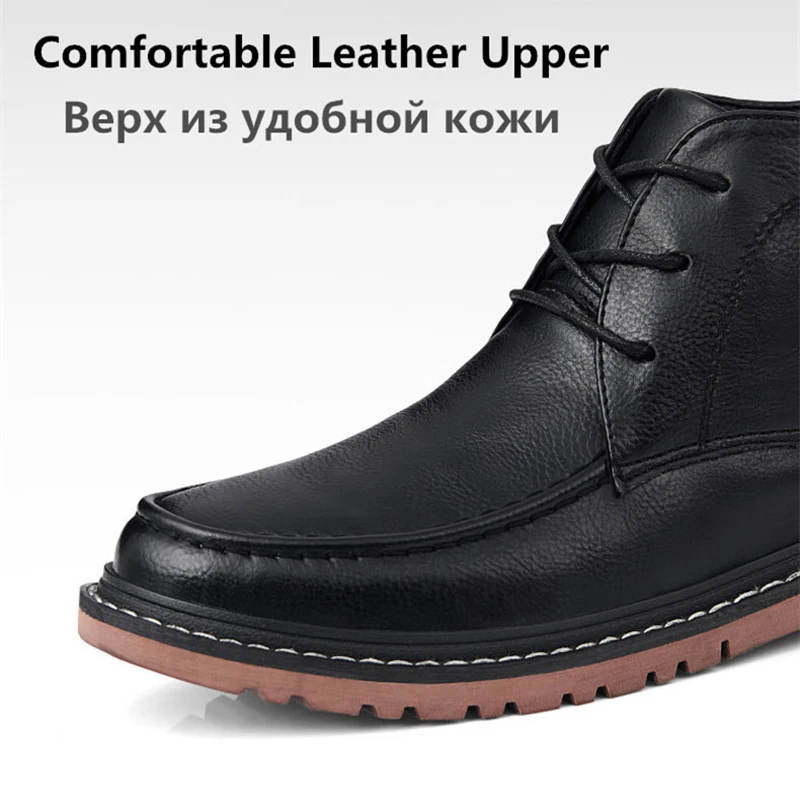 KATESEN/Новинка 2019 года мужские ботинки из спилка высокого качества мотоциклетные