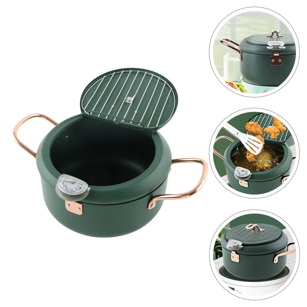 

1Pc Household Mini Non-stick Pan Induction Cooker Frying Pan Oil Pan for Home
