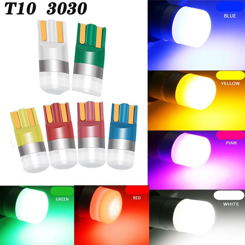 4 шт. светодиодный стояночный фонарь 12 в 30 T10 1SMD 3030 автомобильная клиновидная