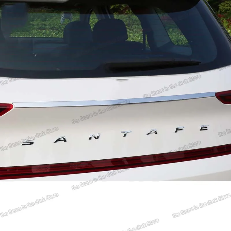 Полоса багажника из нержавеющей стали Lsrtw2017 для Hyundai Santa Fe 4 го поколения 2019