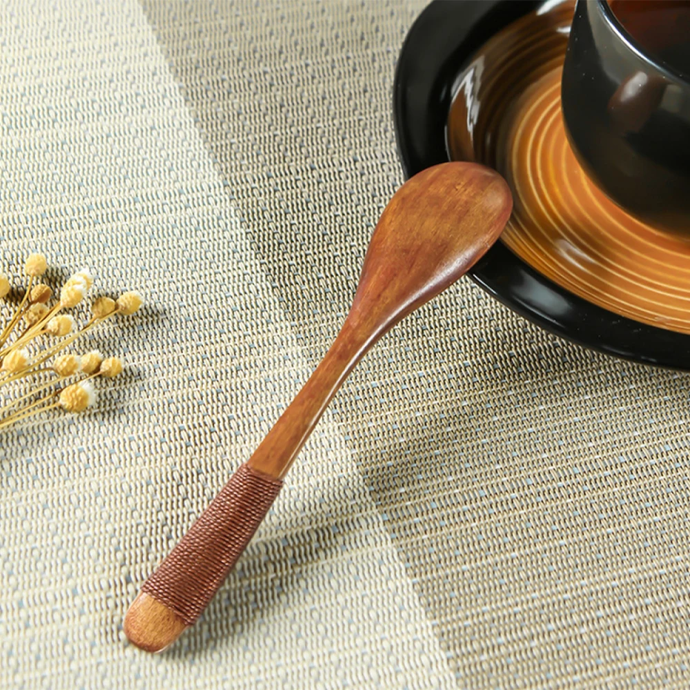 Деревянная ложка дома столовые приборы миска для каши китайский столовая