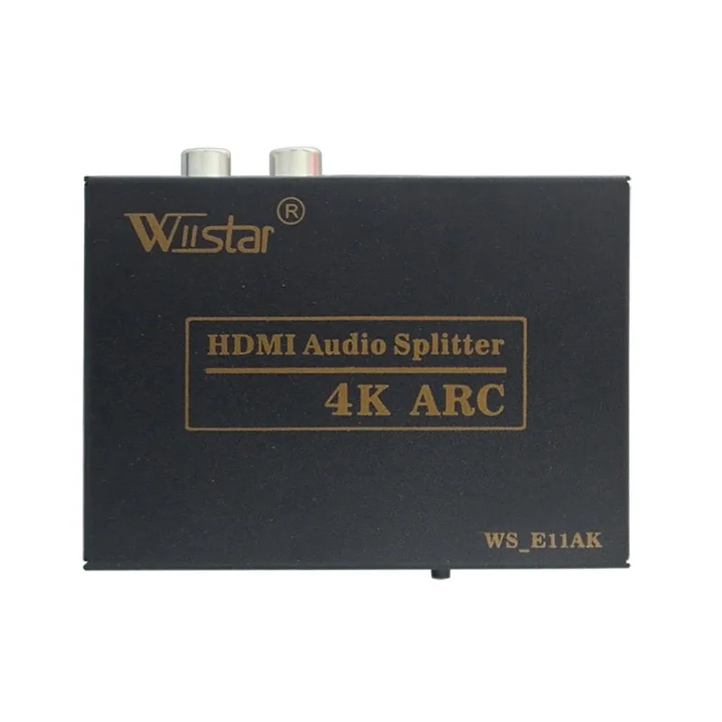 Wiistar HDMI Audio Extractor Converter to Spdif L/R 4K 2K Adapter for PC PS4 Blu-ray DVD | Электроника
