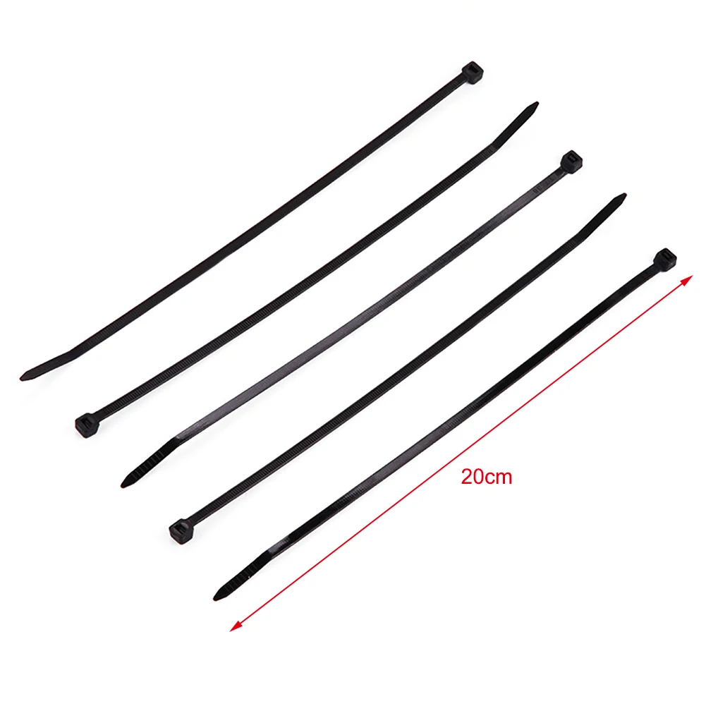 100 шт самоблокирующаяся кабельная стяжка из нейлона пластиковая для провода Шнур